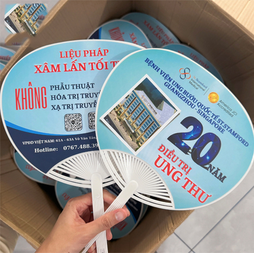 In quạt nhựa bệnh viện