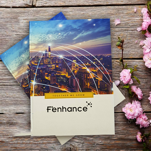 In sổ tay bìa cứng dán gáy